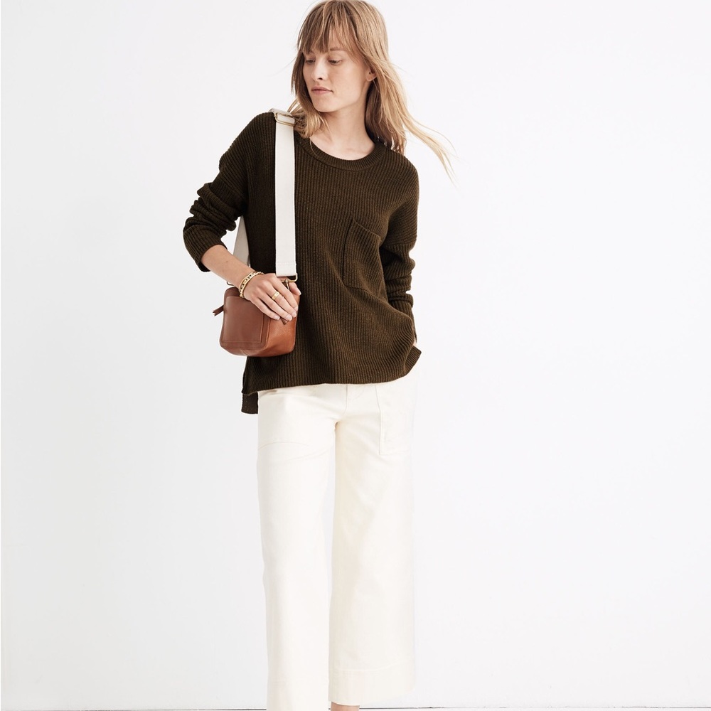 Madewell Thompson Pocket Pullover Sweater